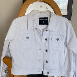 White Jean jacket